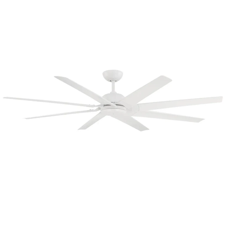 Matte White 70"Ceiling Fan from the Roboto Xl Collection