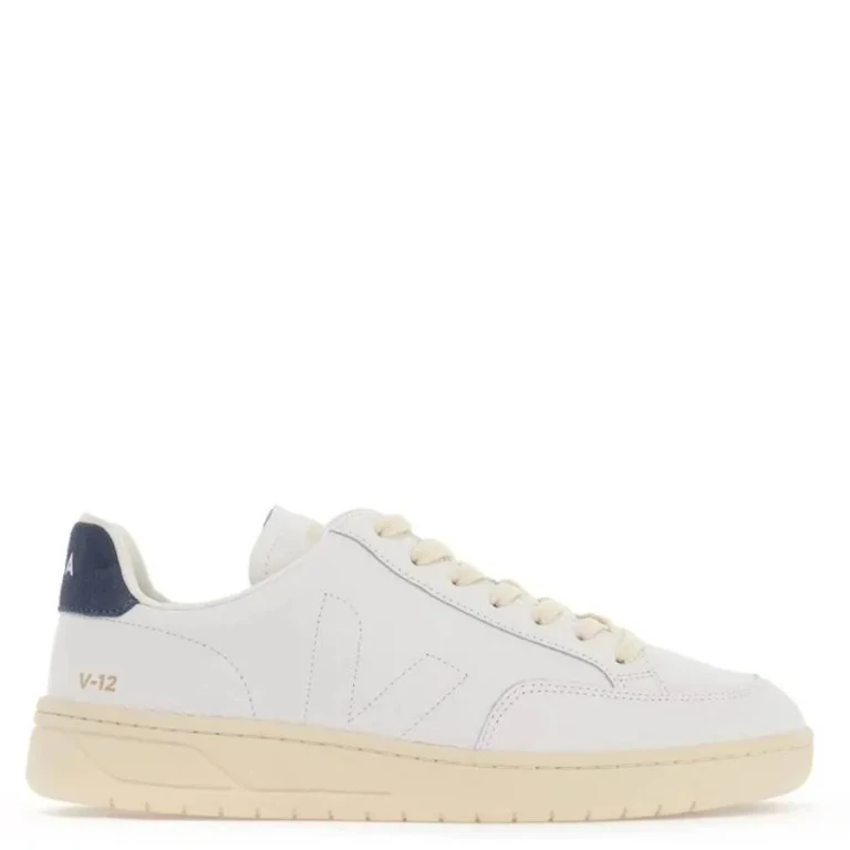 Veja V-12 Leather Low-Top Sneakers