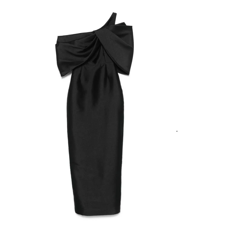 Solace London Maxi Robe - Noir