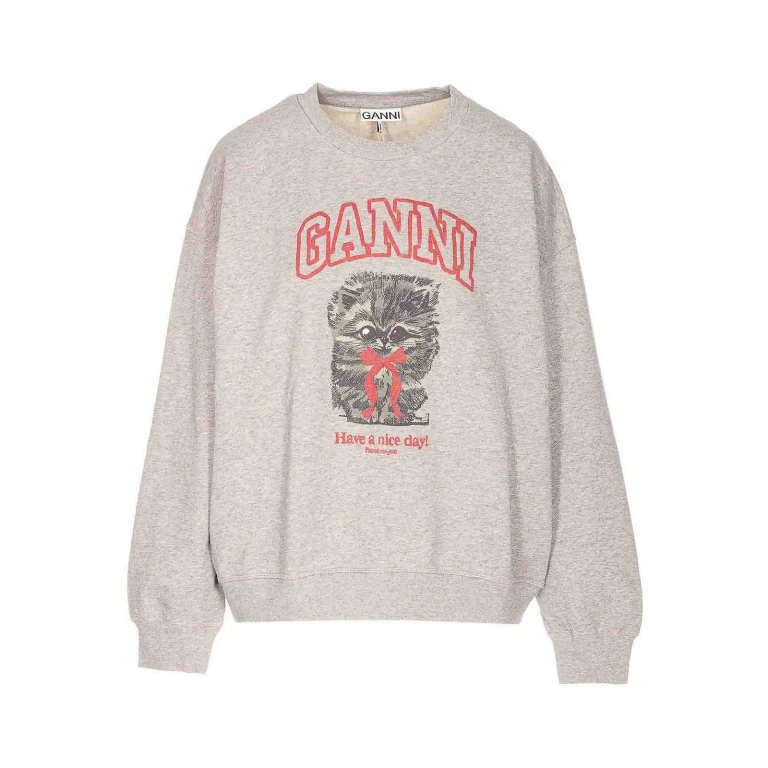 GANNI Sweatshirt Woman color Grey (A1060016920)