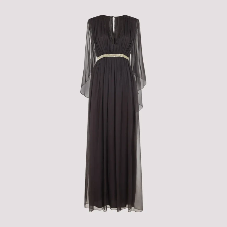 Alberta Ferretti Chiffon Long Dress