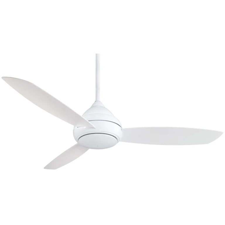 White 58"Ceiling Fan from the Concept L Wet 58" Led Collection