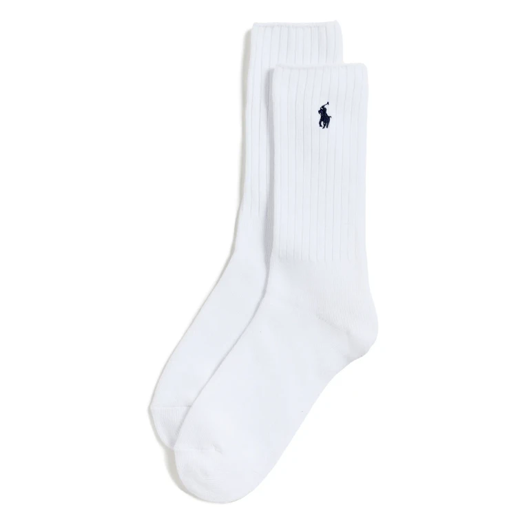 Polo Ralph Lauren Cotton Rib Crew Socks Navy 10-13