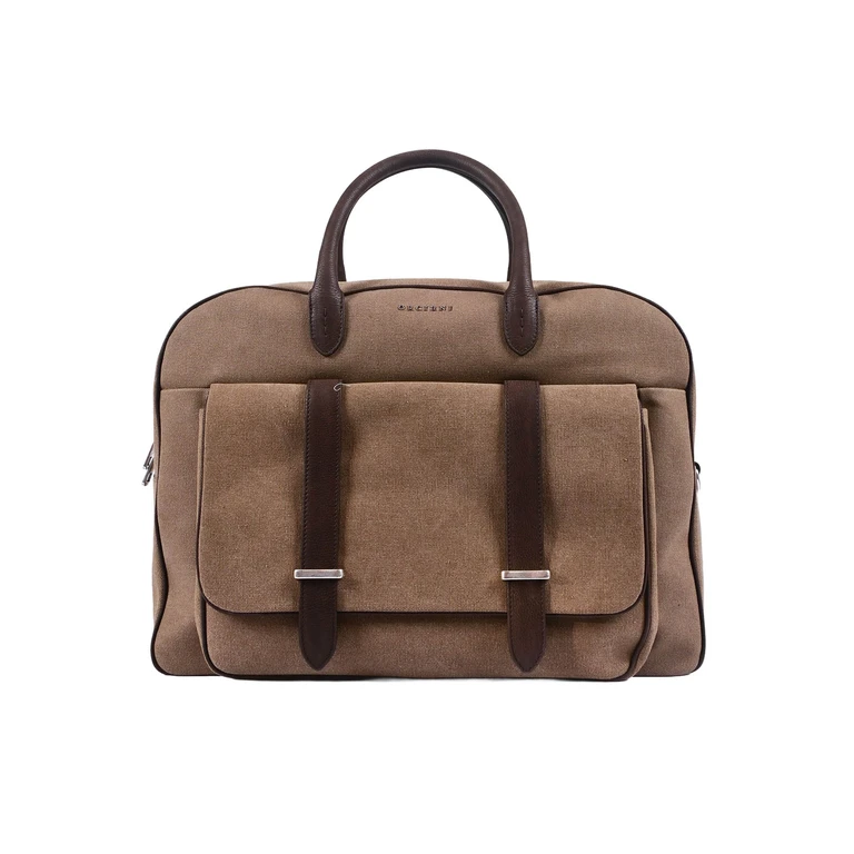 Claudio Orciani SHOULDER BAG Brown Cross - Men