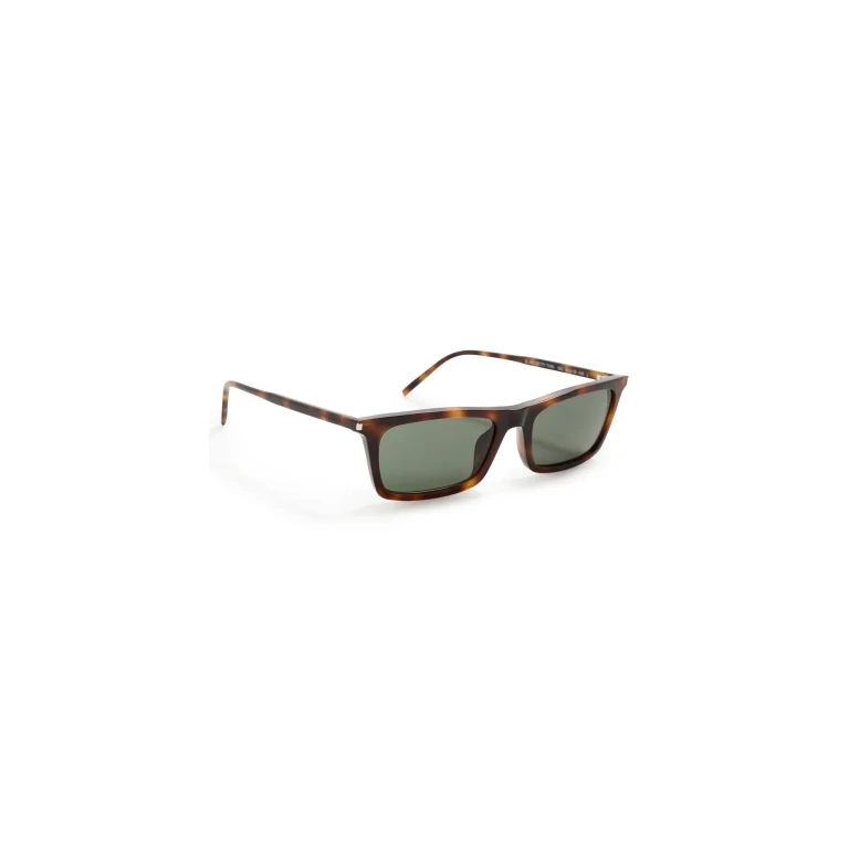 Saint Laurent SL 890 Betty Thin Sunglasses Havana-Havana-Grey One Size