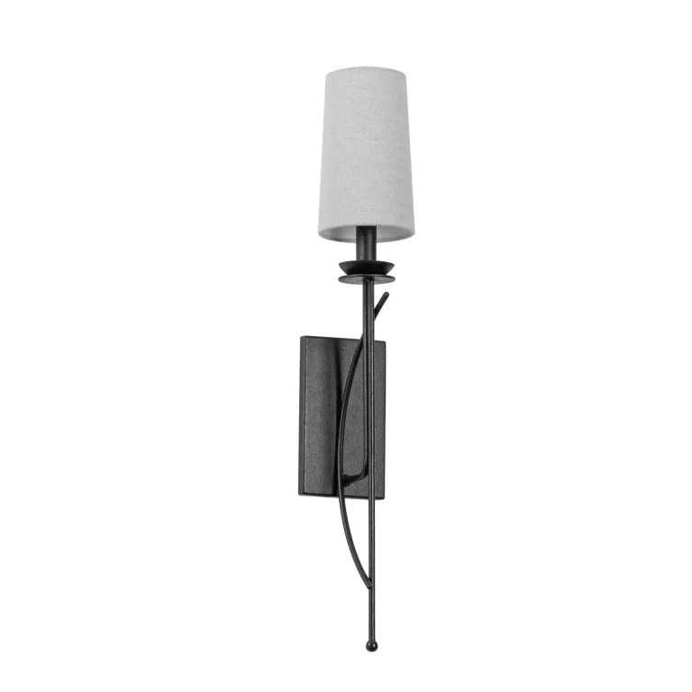 Forged Iron One Light Wall Sconce from the Calder Collection