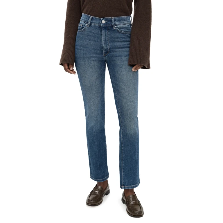 DL1961 Halle Straight High Rise Instasculpt Jeans Crescent Harbor (DL Ultimate) 27