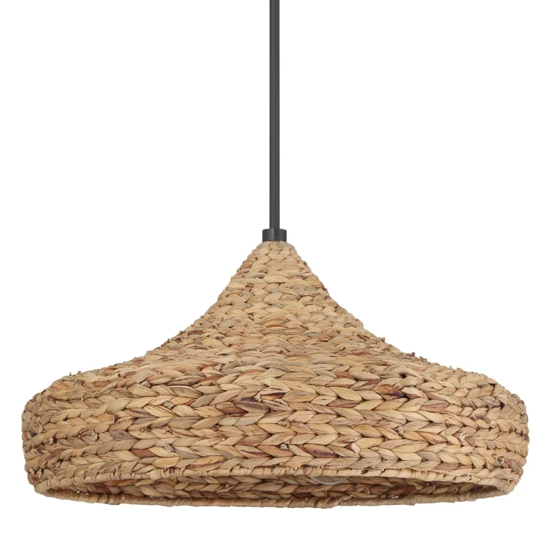 Matte Black Pendant from the Cambria Collection
