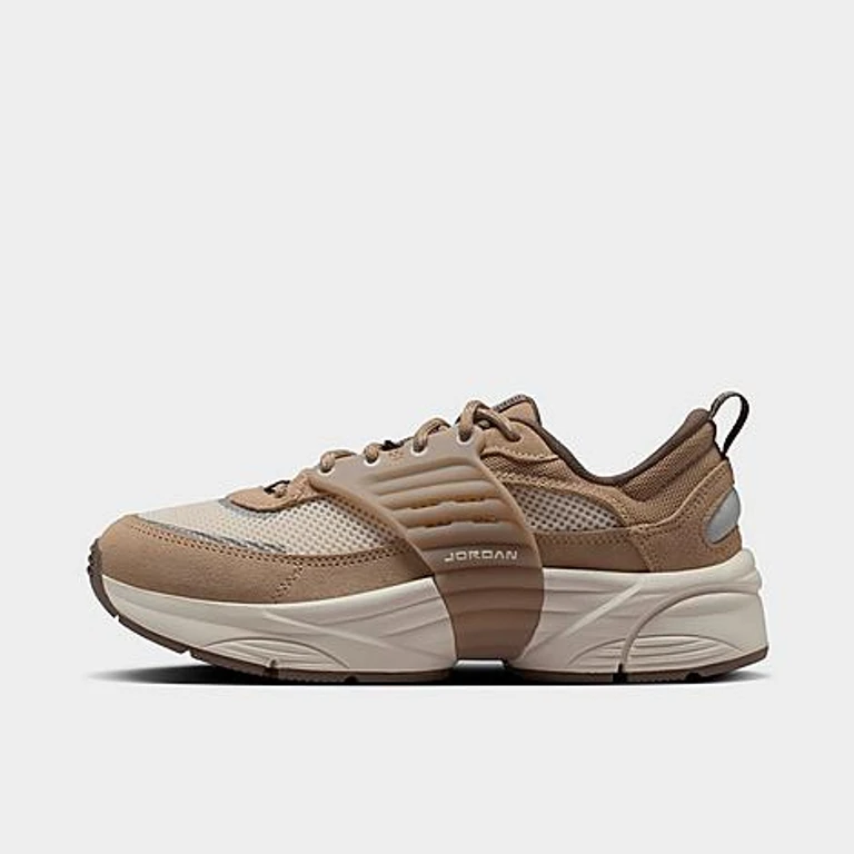 Jordan Women's Trunner O/S Casual Shoes in Khaki/Reflect Silver/Pale Ivory Size: 5.0