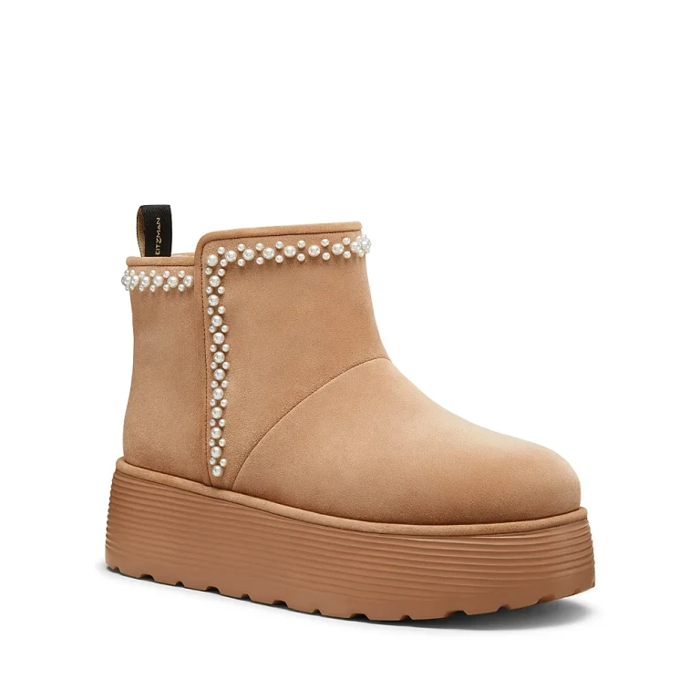 Stuart Weitzman Women's Nellie Pearl Flatform Boots