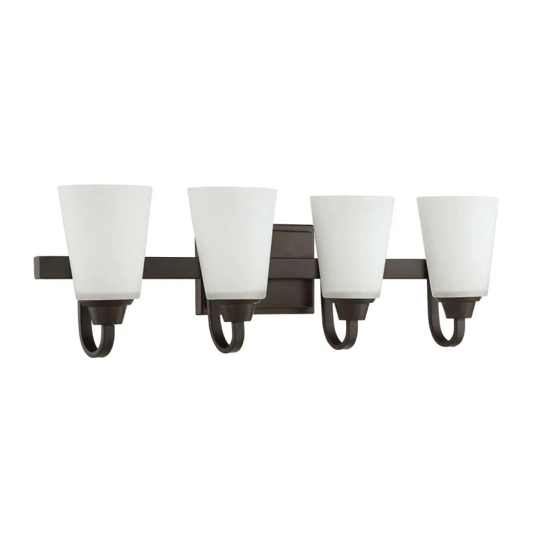 Grace 4-Light Bathroom Vanity Light in Espresso
