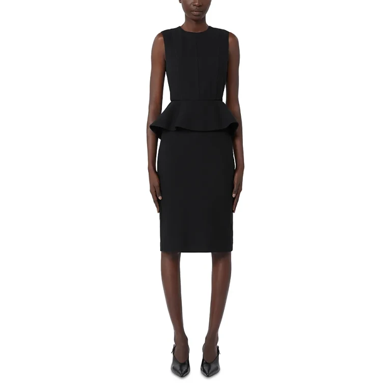 Max Mara Cosmos Black Jersey Dress