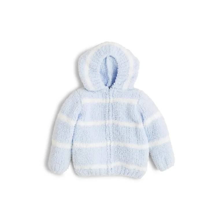 Angel Dear Boys' Striped Hooded Jacket - Baby