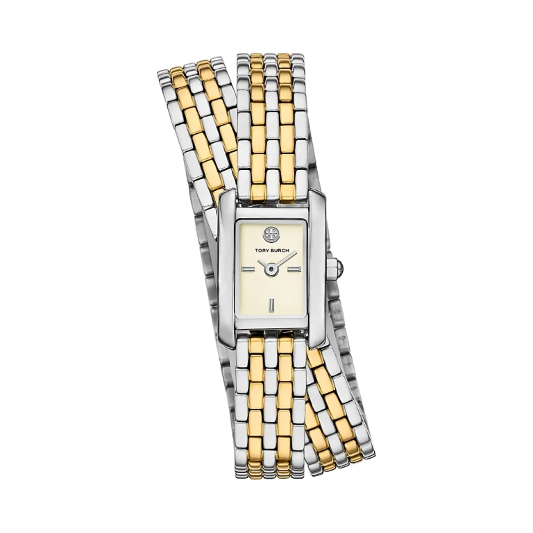 Tory Burch The Mini Eleanor Double Wrap Watch, 17mm x 25mm