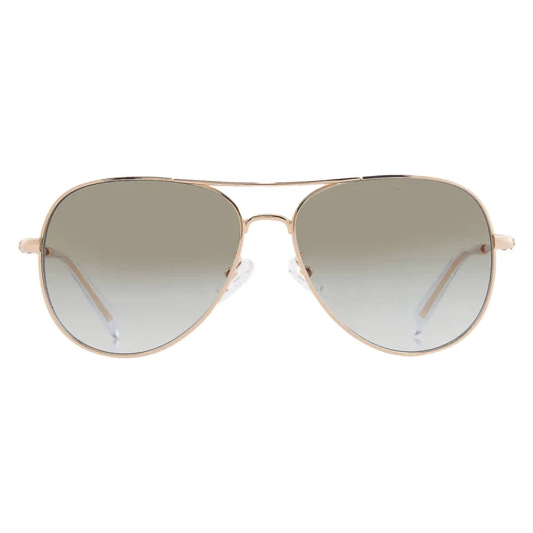 Tory Burch Green Gradient Pilot Ladies Sunglasses TY6114 33438E 58