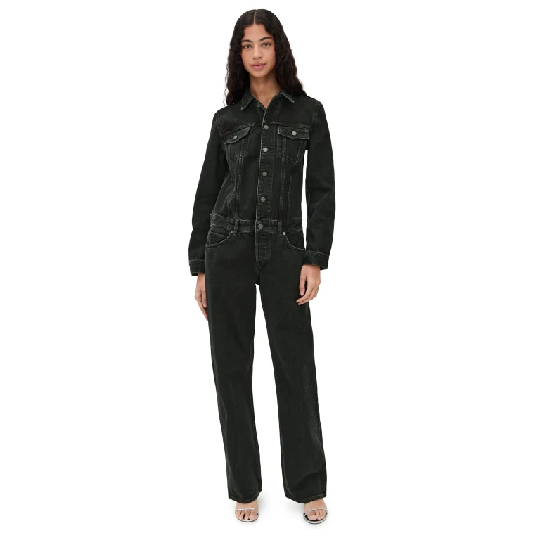 AGOLDE Esther Jumpsuit Raven