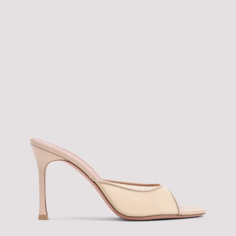 Amina Muaddi Mules - Beige (13S362759ALEBEIGE)