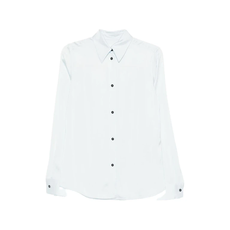 Jil Sander Shirts Clear Blue Viscose - Women