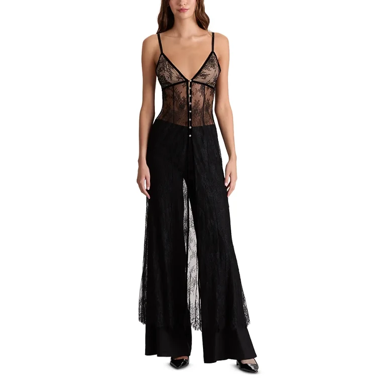 Alice and Olivia Melodie Lace Maxi Top