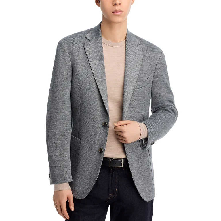 Wool Jersey Unstructured Regular Fit Sport Coat - Exclusive