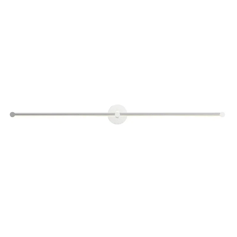 Satin Chrome LED Wall Bar from the Purolinear 360 Collection