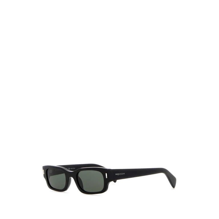Alexander McQueen Black Acetate Panthos Sunglasses