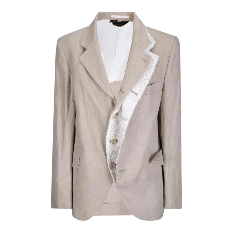 Comme Des Garcons Veste Casual - Beige Clair