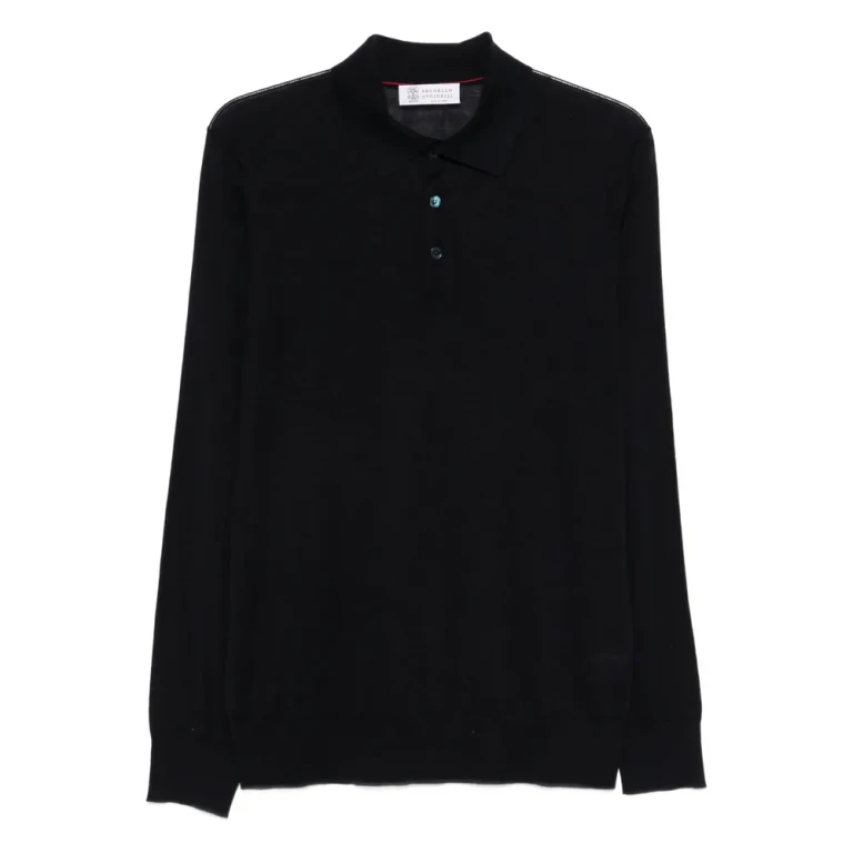 BRUNELLO CUCINELLI Long Sleeves Polo Shirt