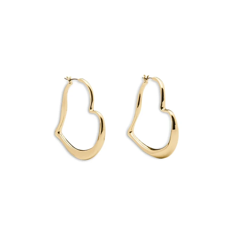 kate spade new york Amour Heart Hoop Earrings