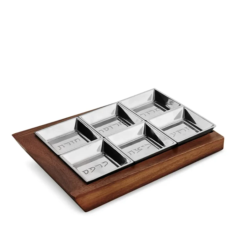 Nambe Geo Seder Plate