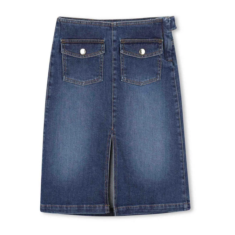 Chloe' Jupe Midi - Bleu