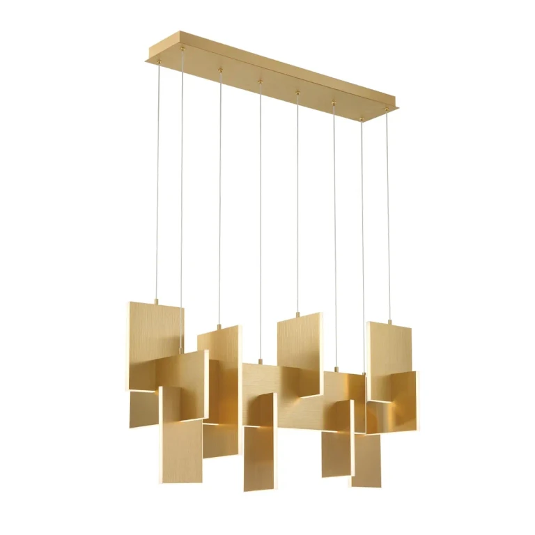 Gold LED Chandelier from the Coburg Collection