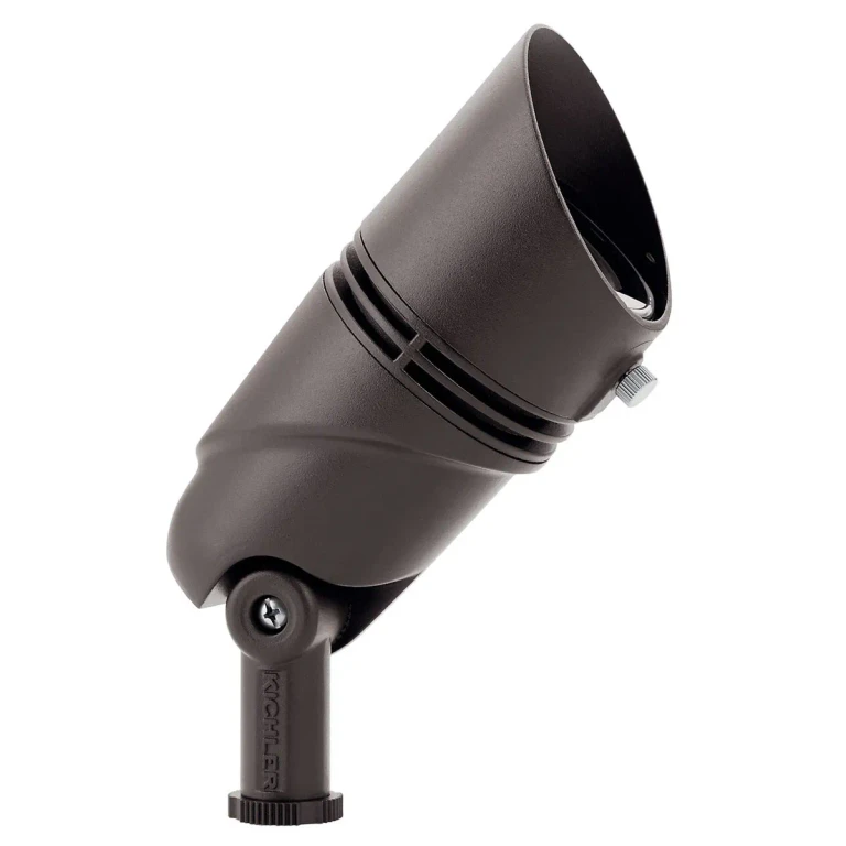 VLO Hight Lumen 15 Degree 3000K LED Landscape Accent Light in Textured Architectural Bronze
