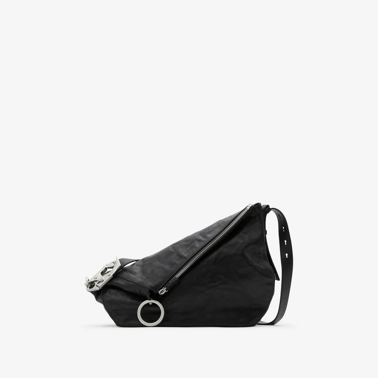 Burberry Medium Knight Leather Shoulder Bag