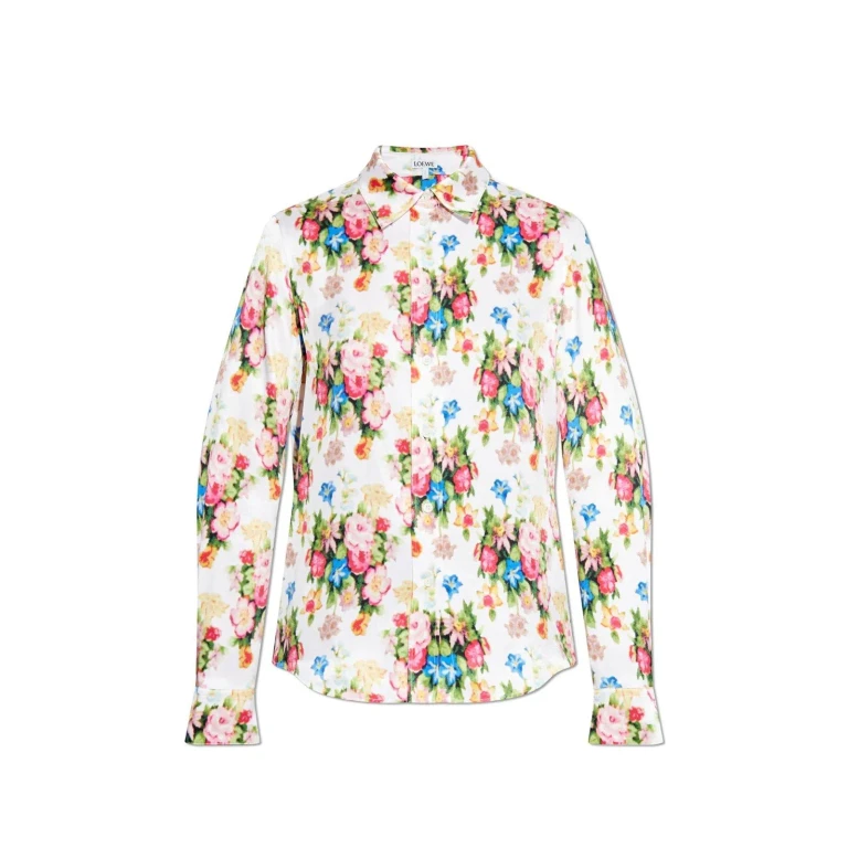 ロエベ マルチカラーシャツ