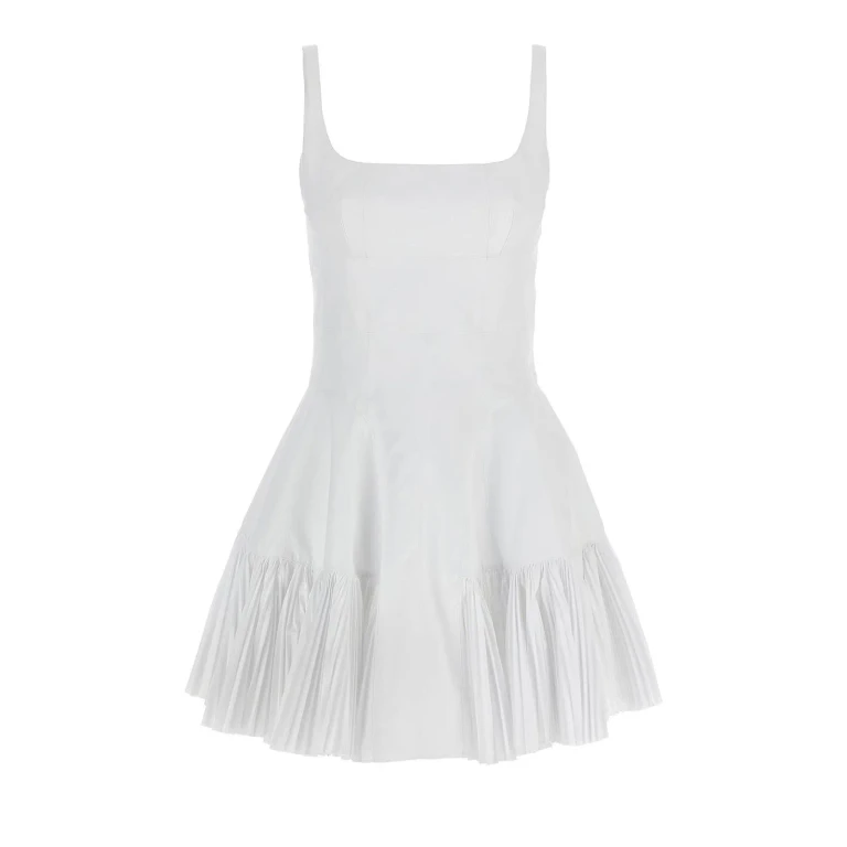 Giovanni Bedin Robe Au Genou - Blanc