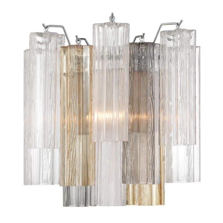 Polished Chrome Wall Sconce from the Addis Collection