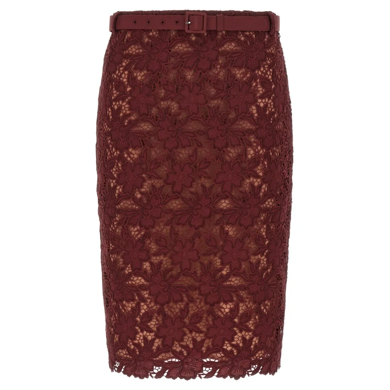 Skirt Woman color Burgundy (RS26171MSKBUBURGUNDY)