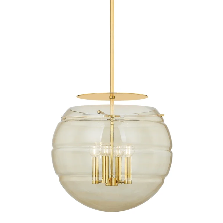 Aged Brass Pendant from the Gill Collection