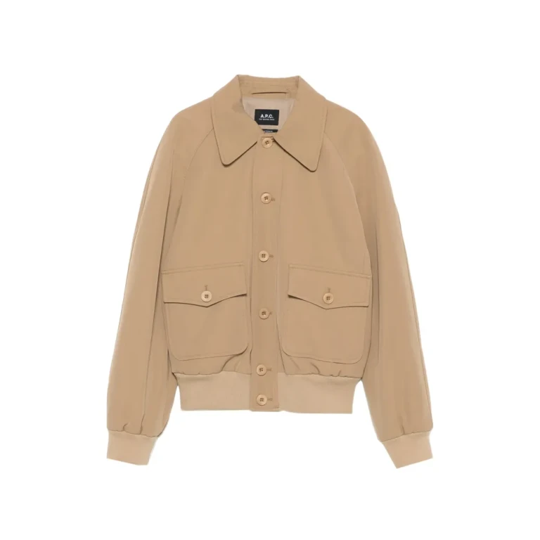 Veste Bomber à Col et Boutonnage A.P.C.
