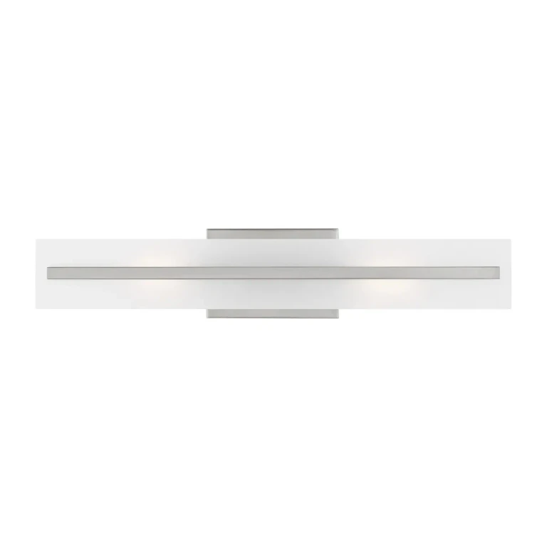 Dex 2-Light Bathroom Vanity Light in Brushed Nickel