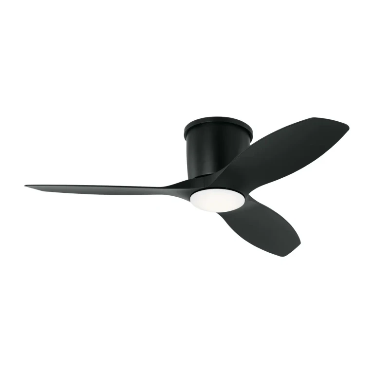 Midnight Black 44" Ceiling Fan from the Titus Collection