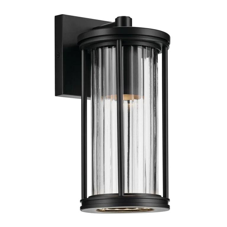 Black Outdoor Wall Mount from the Barras Collection