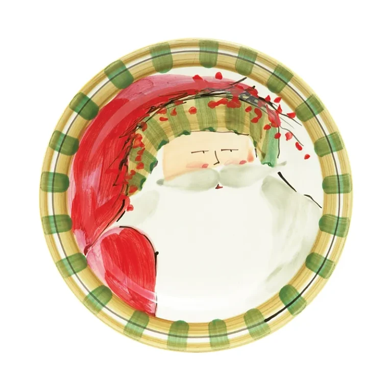 Vietri Old St. Nick Dinner Plate
