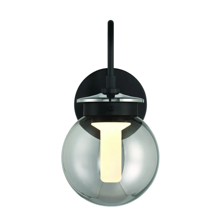 Black LED Wall Sconce from the Caswell Collection