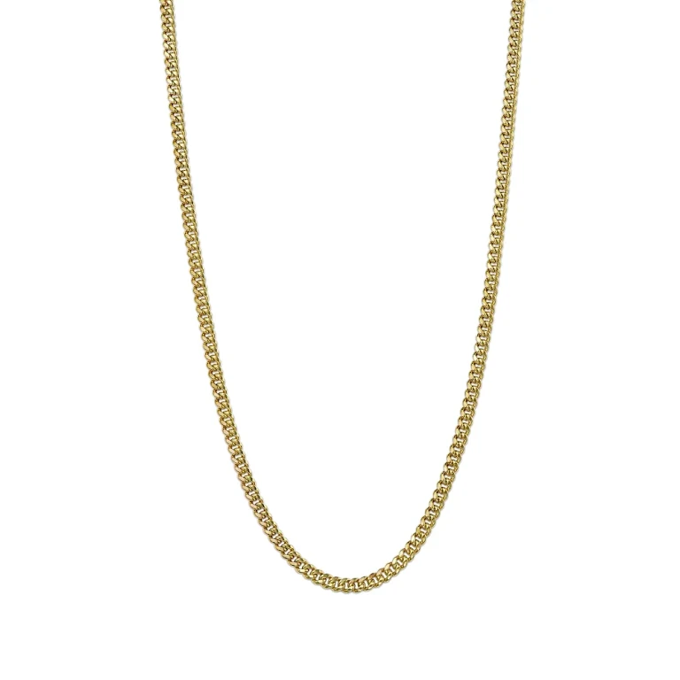 Miami Cuban Link Chain in 14K Yellow Gold, 22