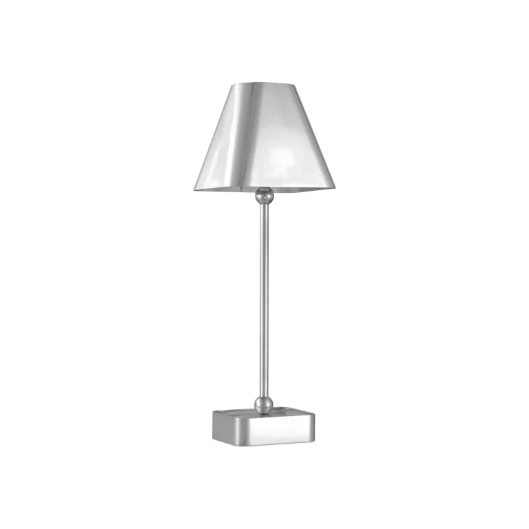 Polished Nickel Table Lamp from the Gadabout Collection