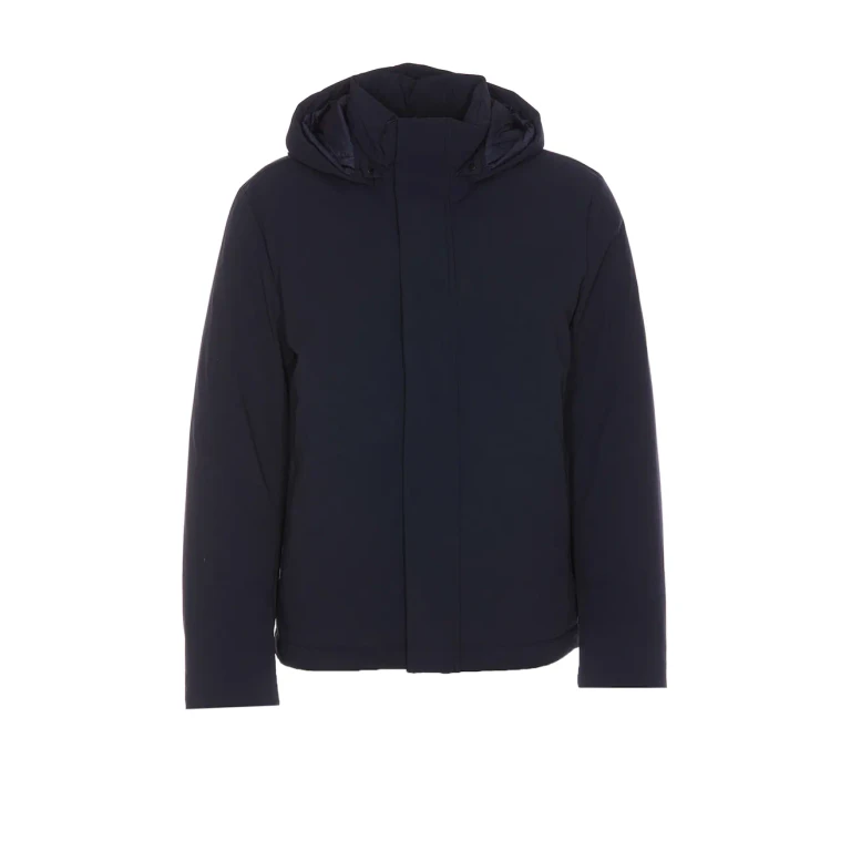 Coat Men color Blue (CFWOOU2017MRUT34963989)