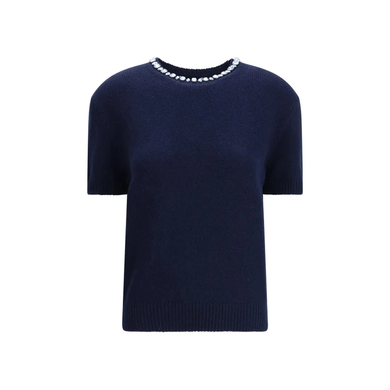 Prada Wool And Cashmere Crew-neck Sweater