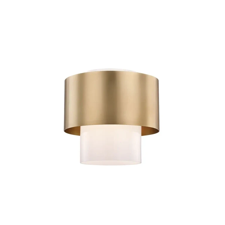Corinth Ceiling Light in Aged Brass